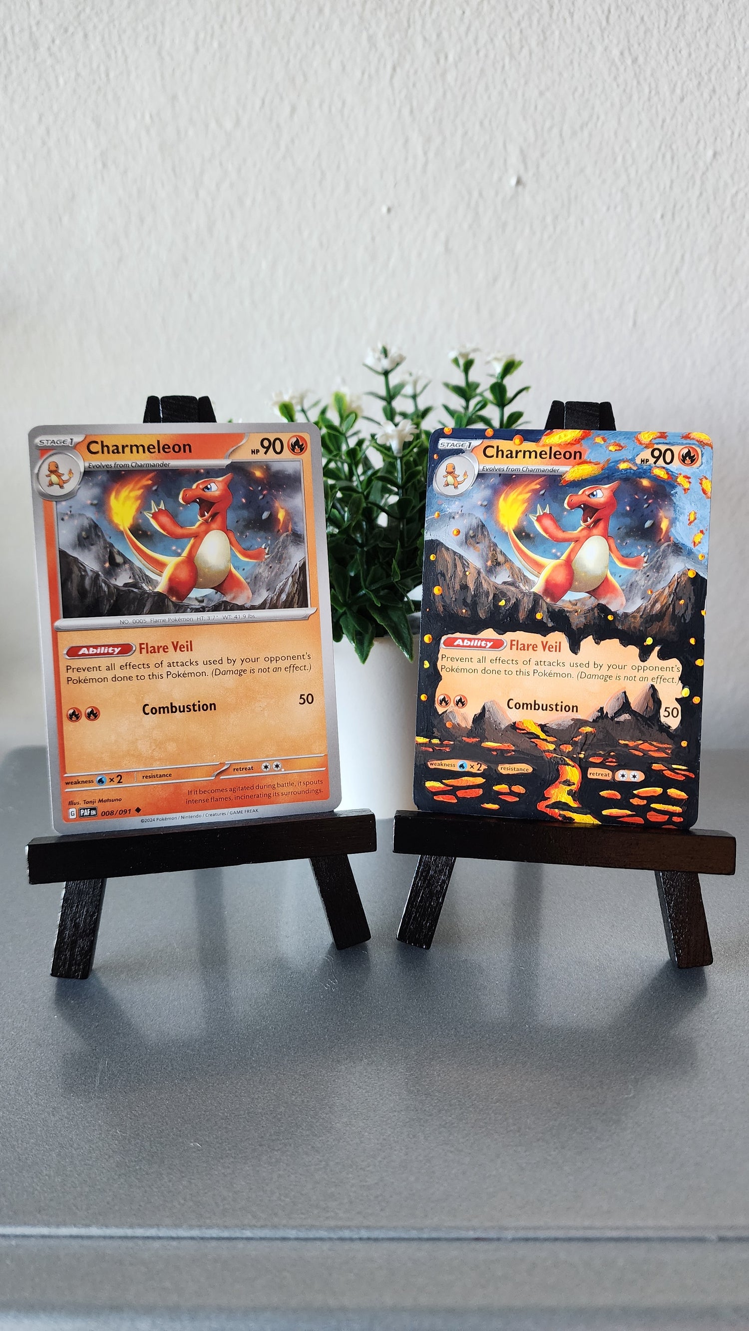 Custom Painted Cards