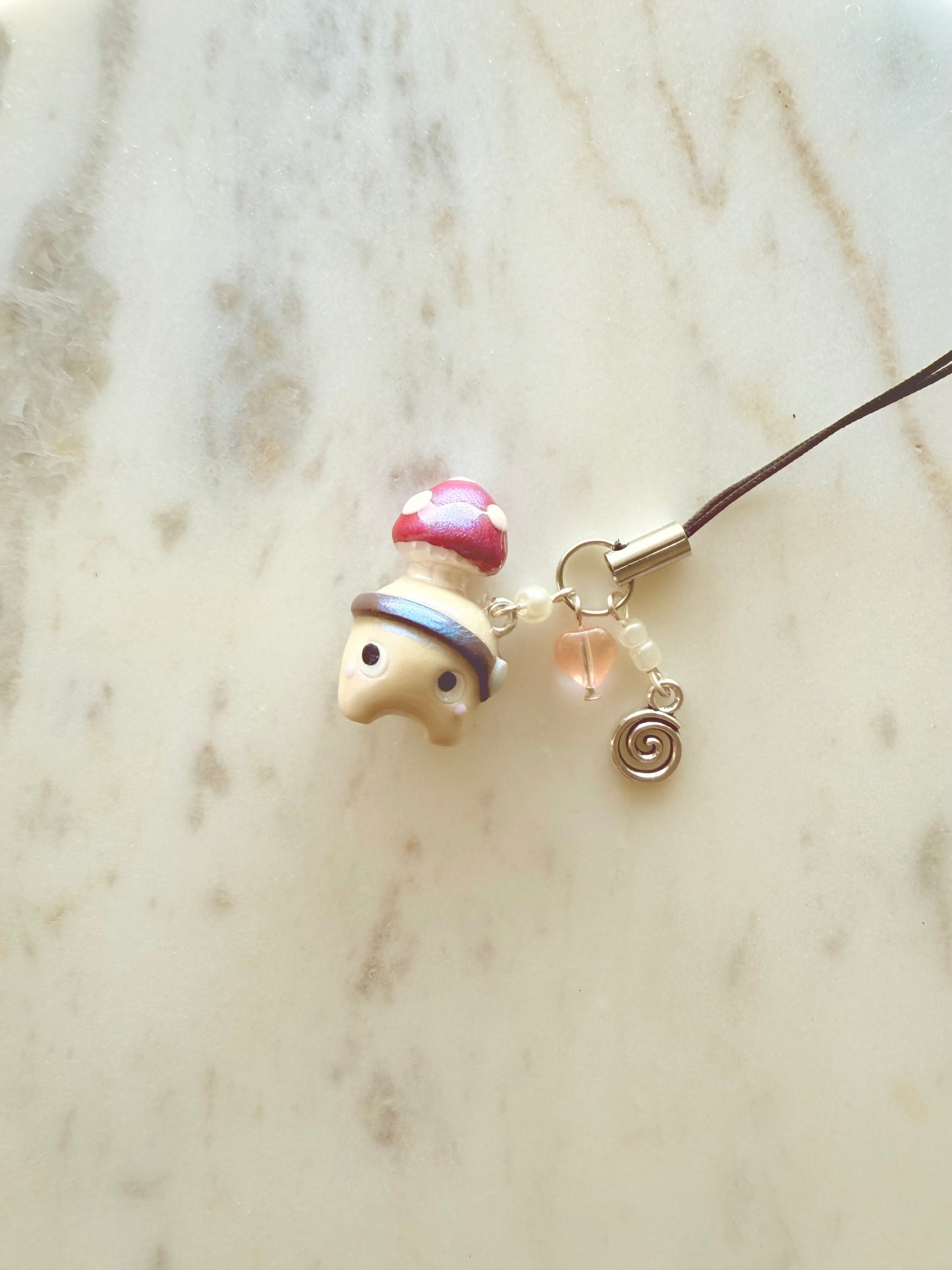Shiny Cap Mushroom Pod Charm