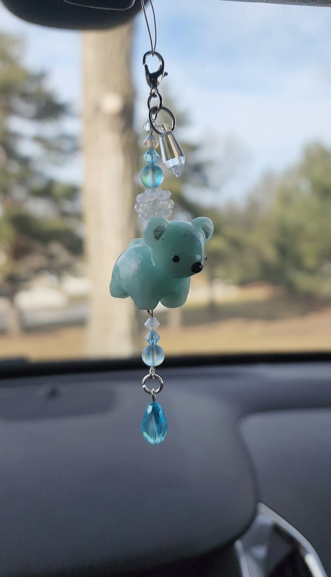 Ice Bear Car Sun Catcher Charm