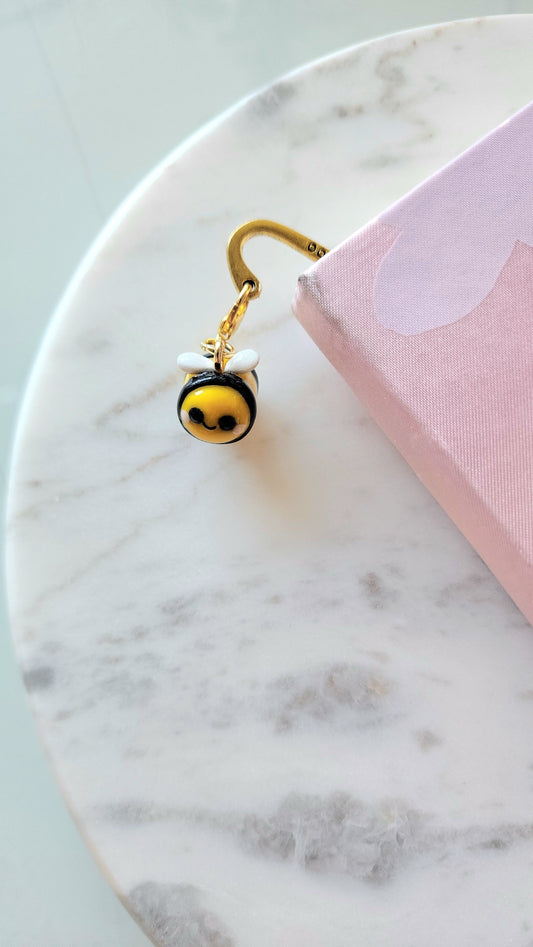 Gold Bookmark and Bee Buddy