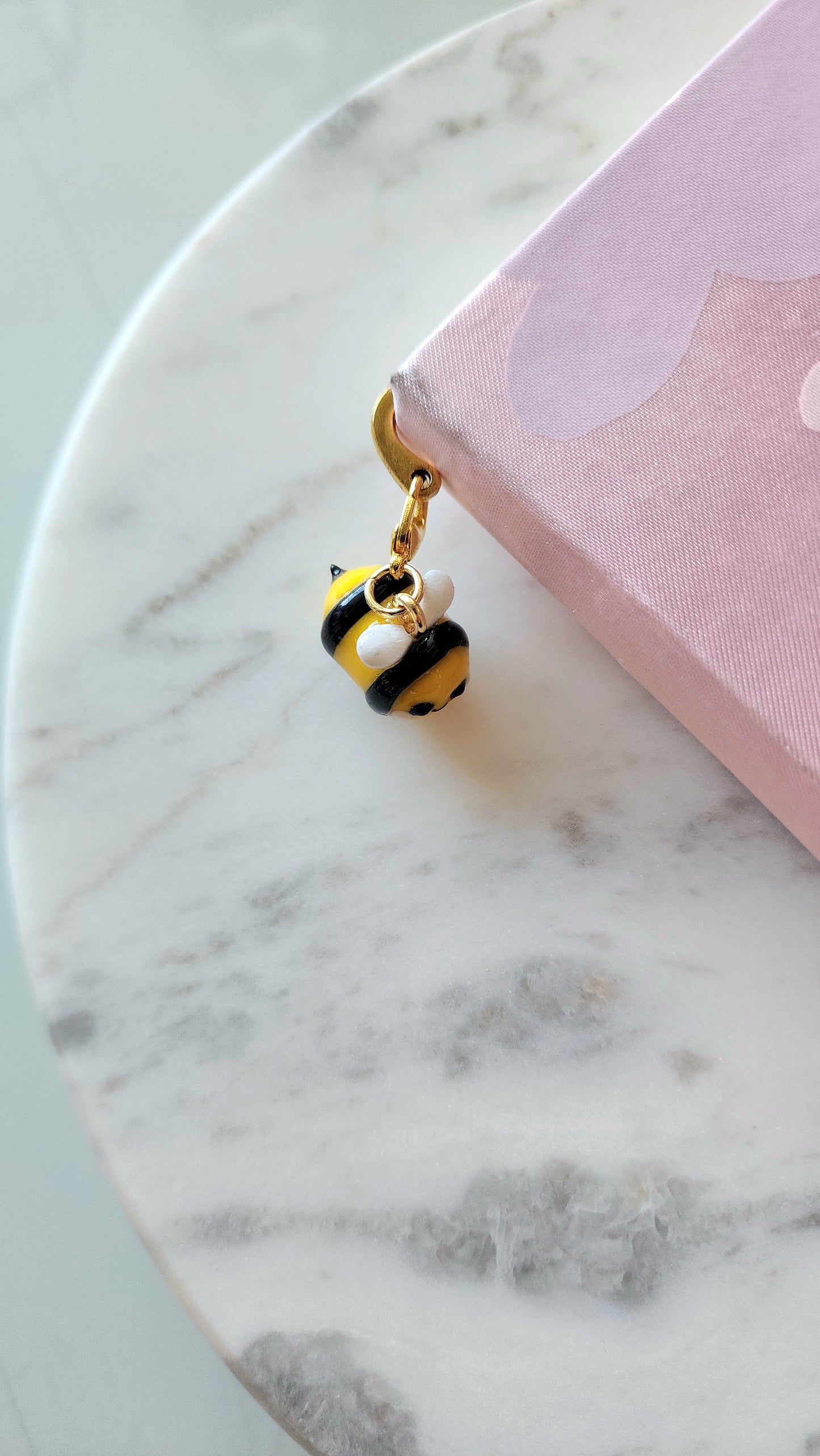 Gold Bookmark and Bee Buddy