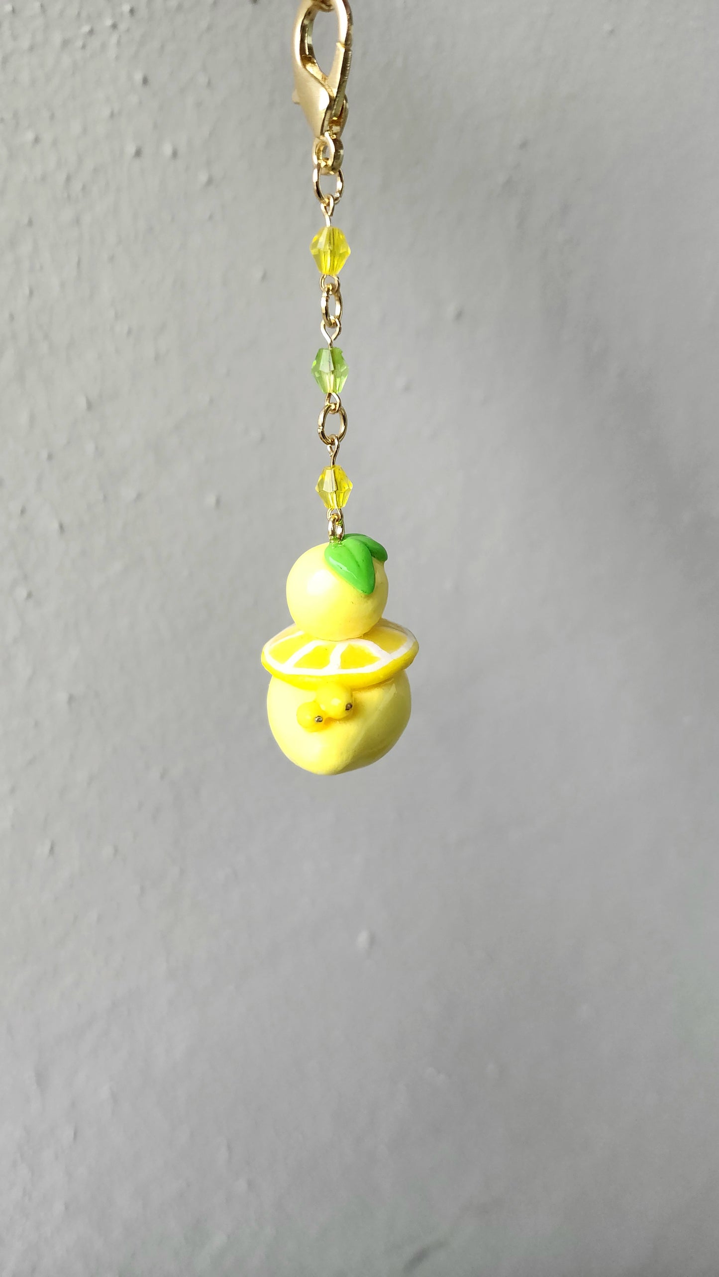 Rubber Duck Keychain Lemon Edition