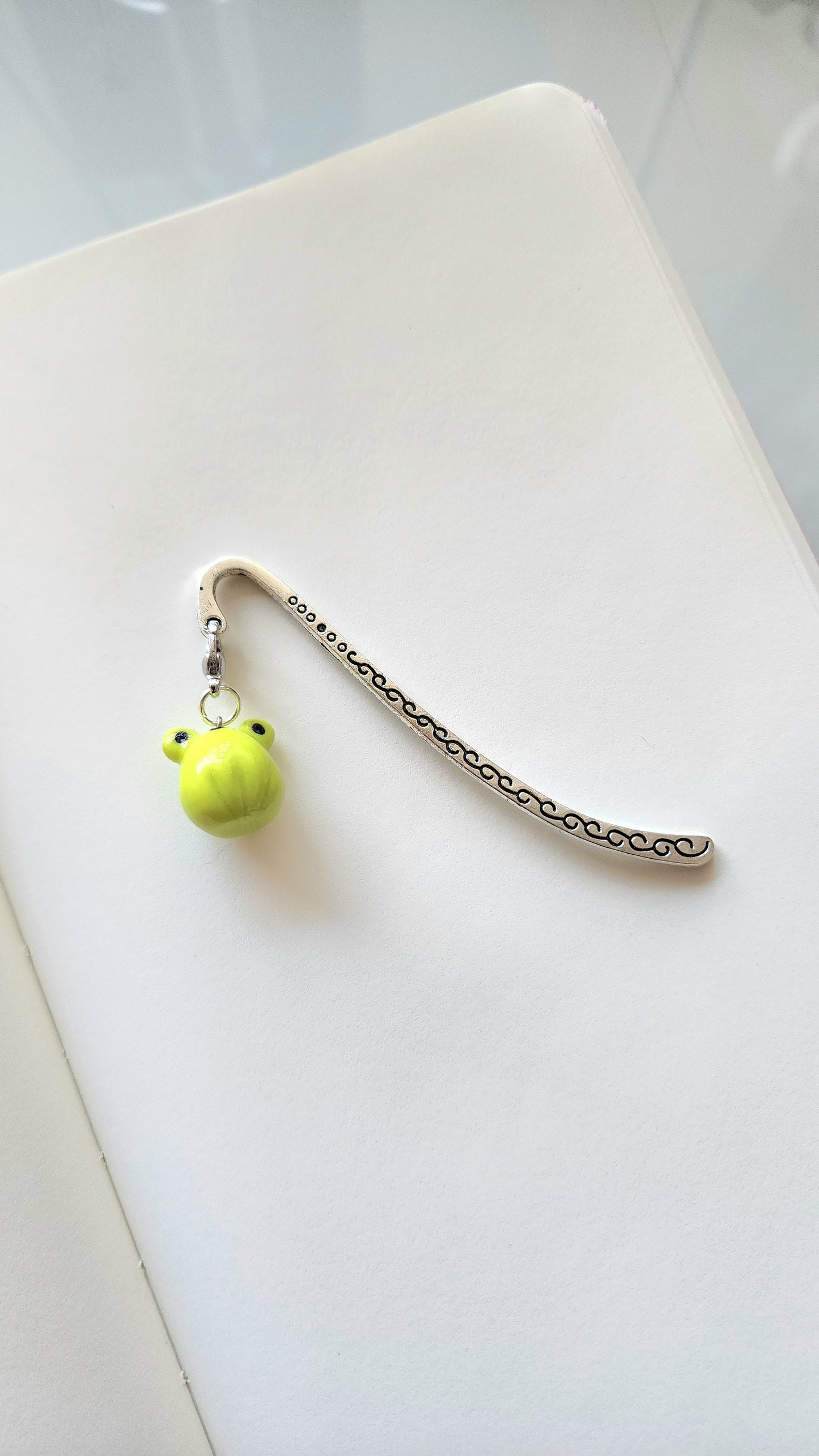 Silver Bookmark and Froggy Buddy