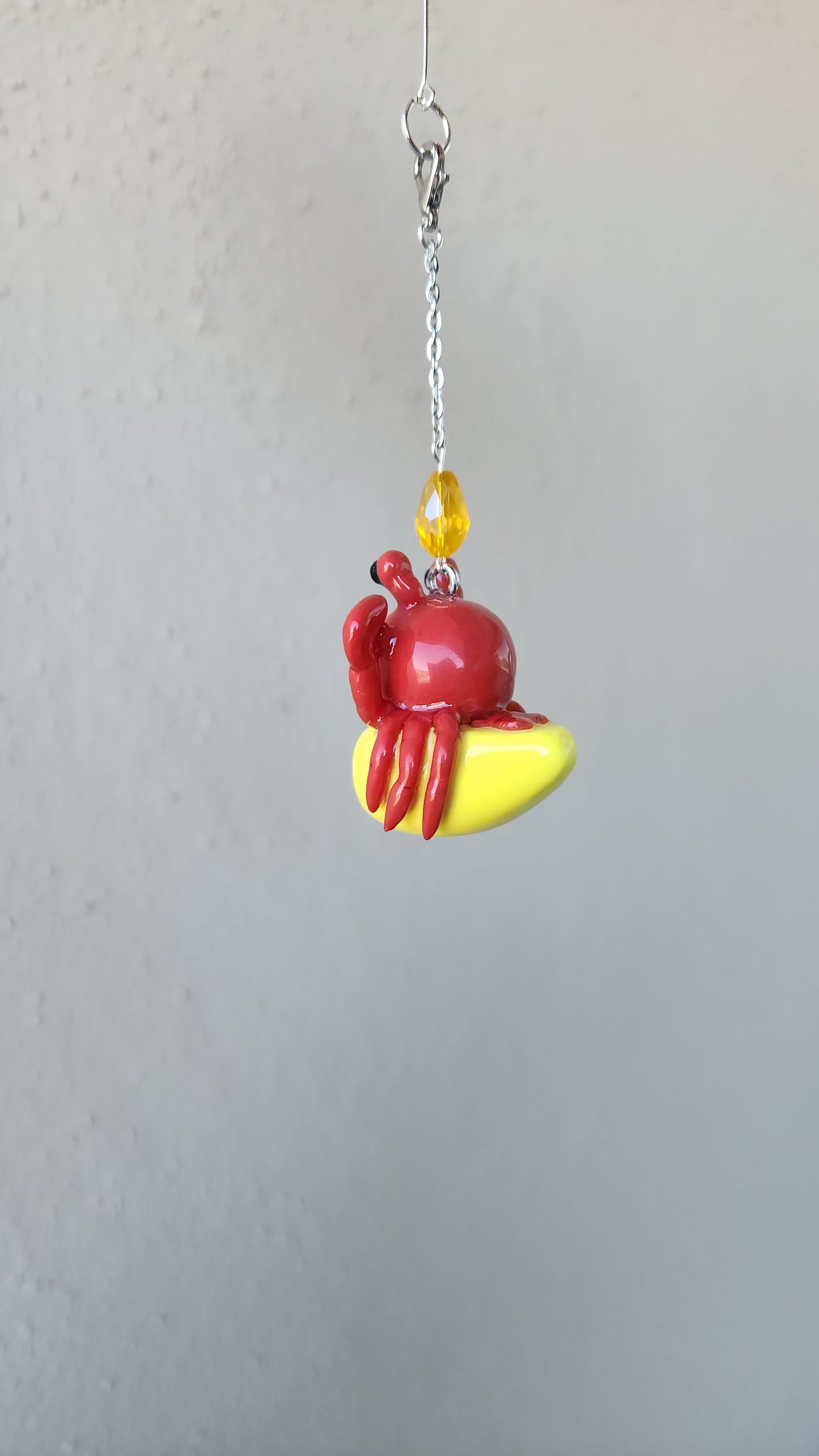 Rubber Duck Keychain Crab Edition