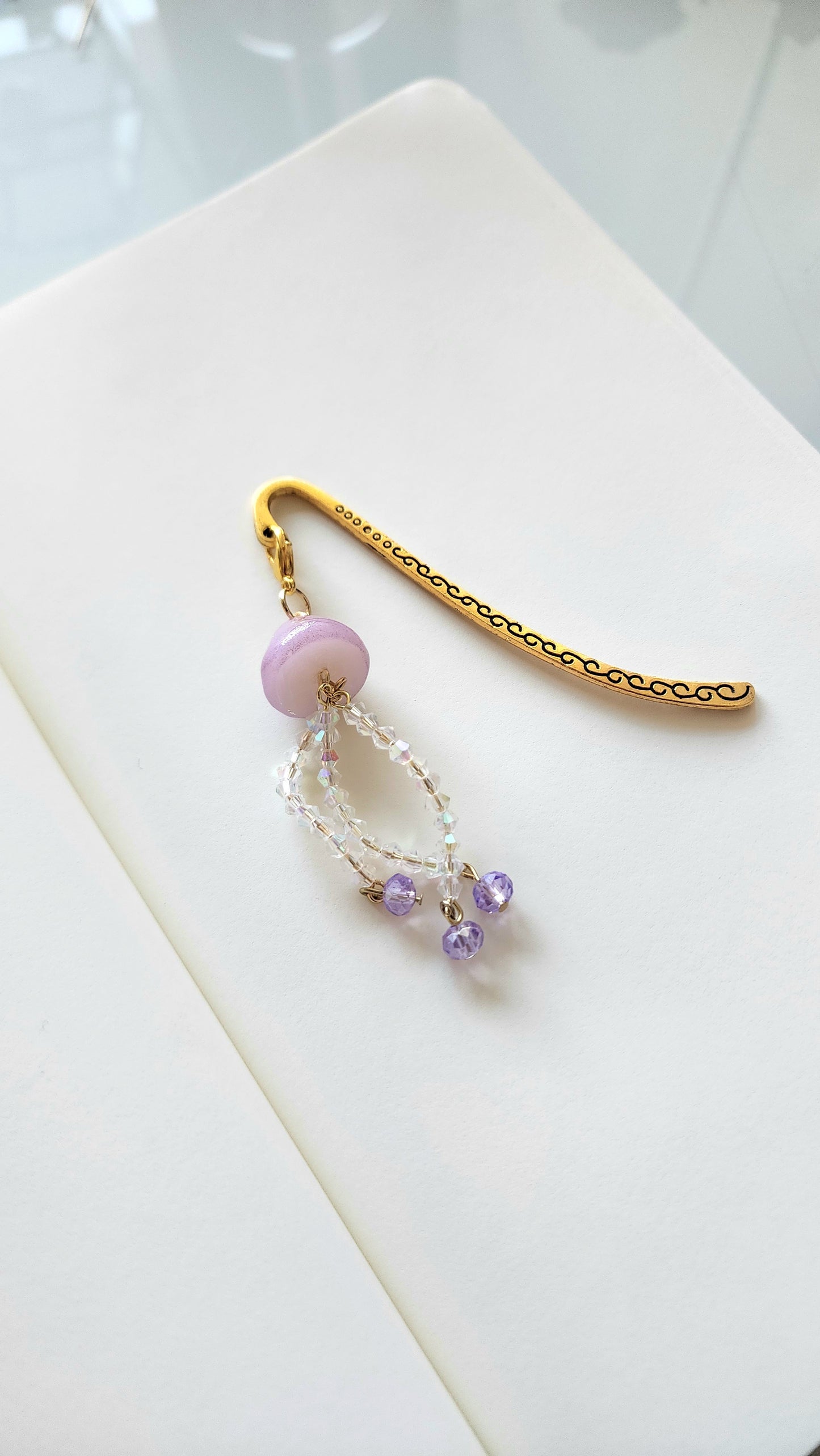 Gold Bookmark and Purple Jellyfish Buddy