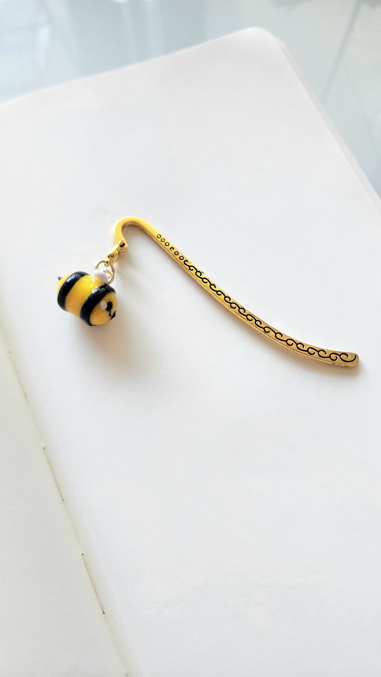 Gold Bookmark and Bee Buddy