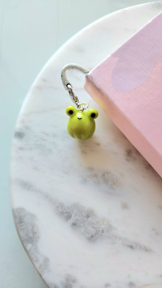 Silver Bookmark and Froggy Buddy