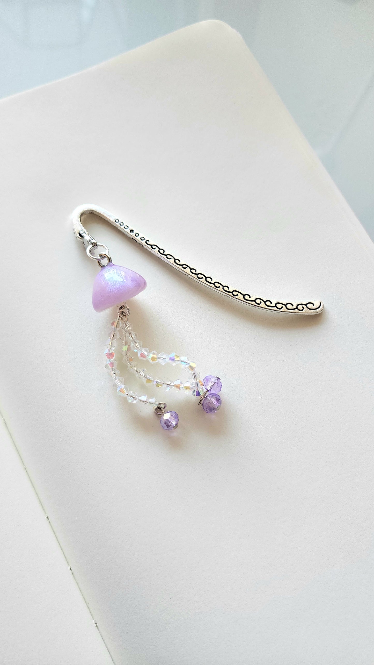 Silver Bookmark and Purple Jellyfish Buddy