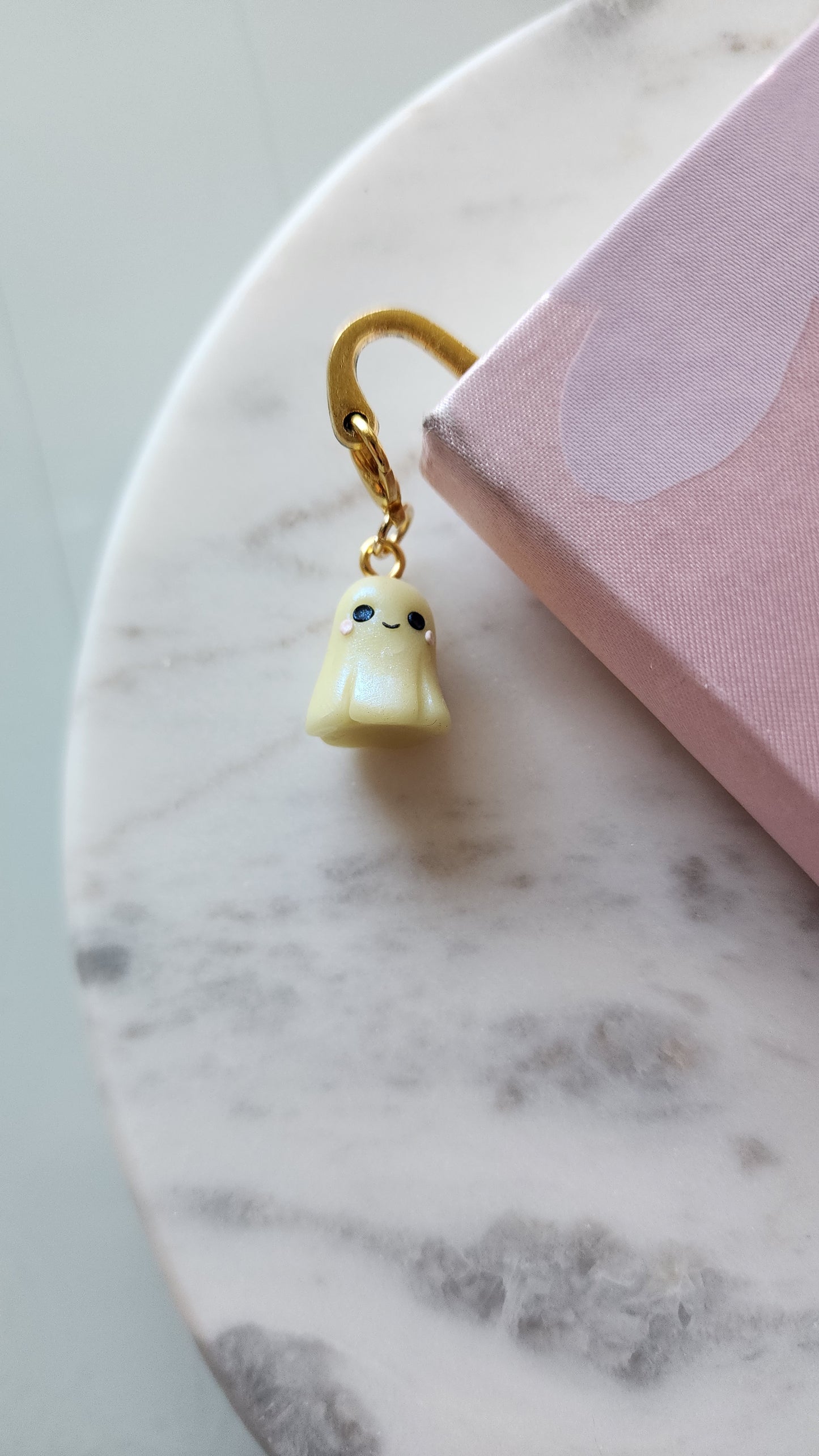 Gold Bookmark and Glow in Dark Ghost Buddy