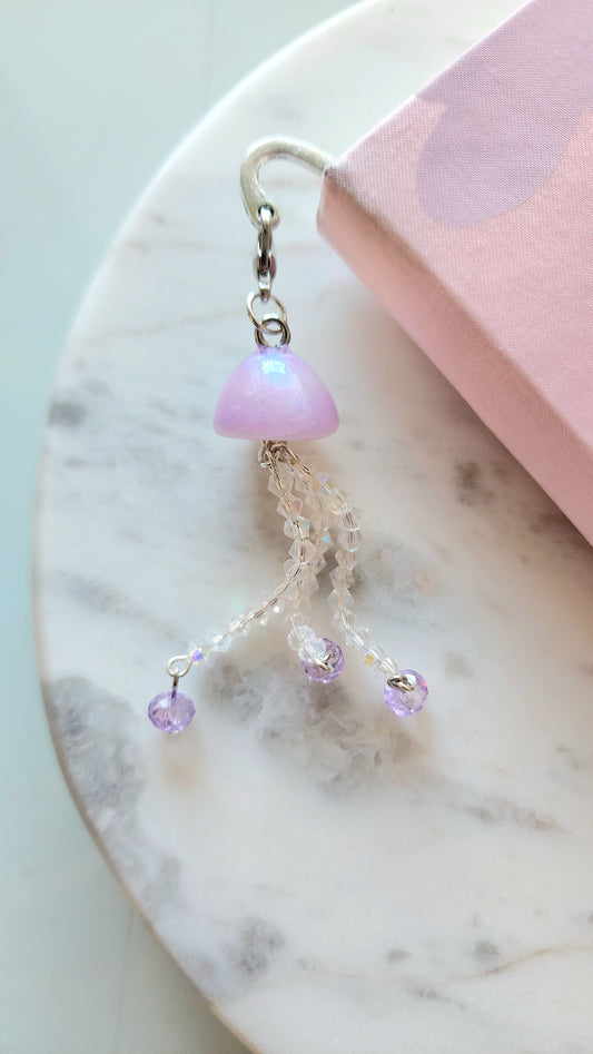 Silver Bookmark and Purple Jellyfish Buddy