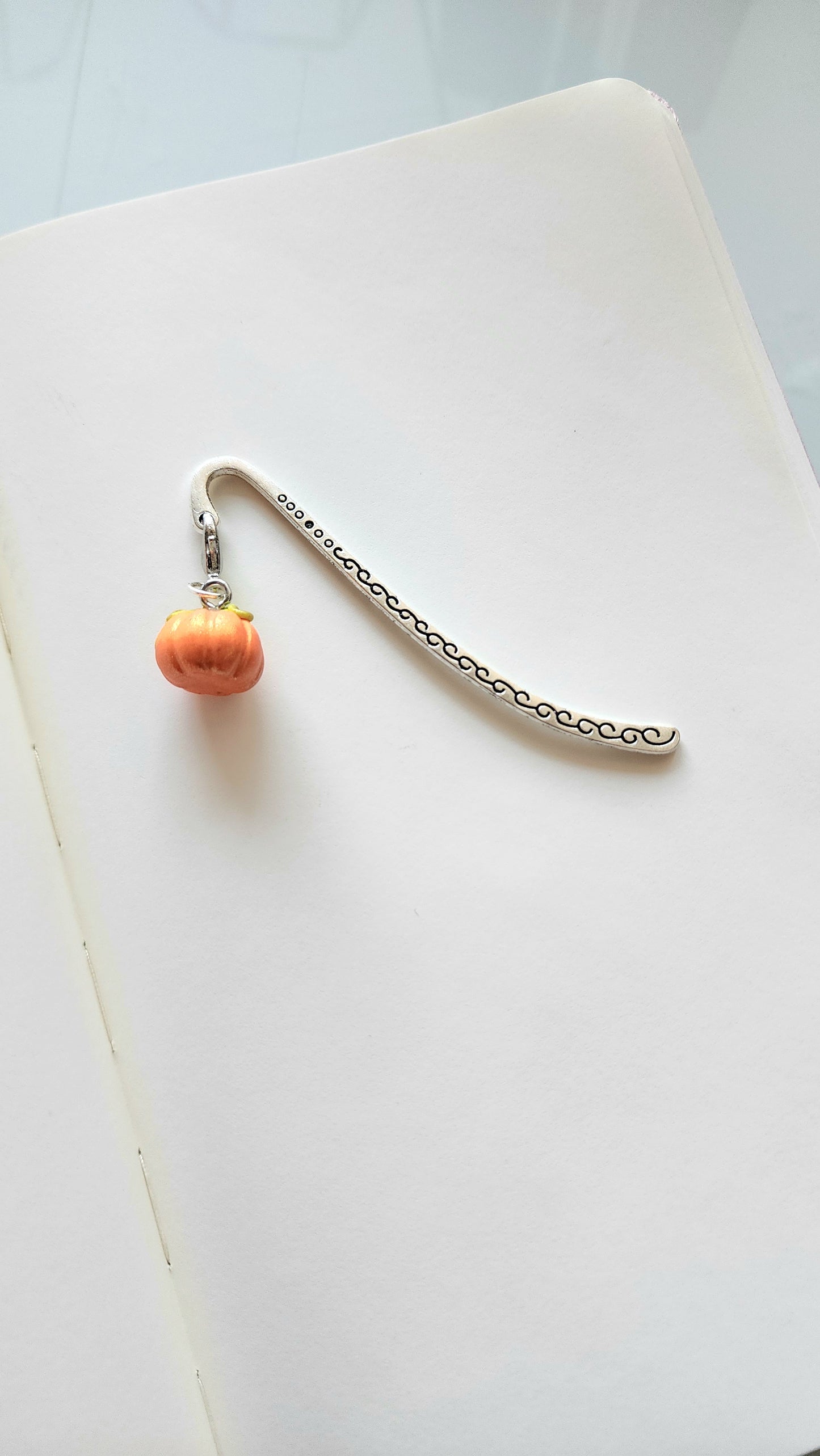 Silver Bookmark and Pumpkin Buddy