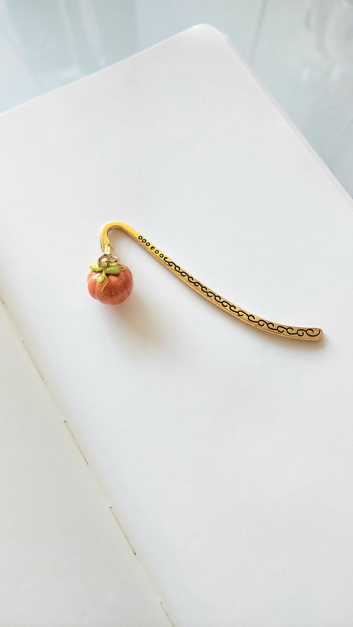 Gold Bookmark and Pumpkin Buddy