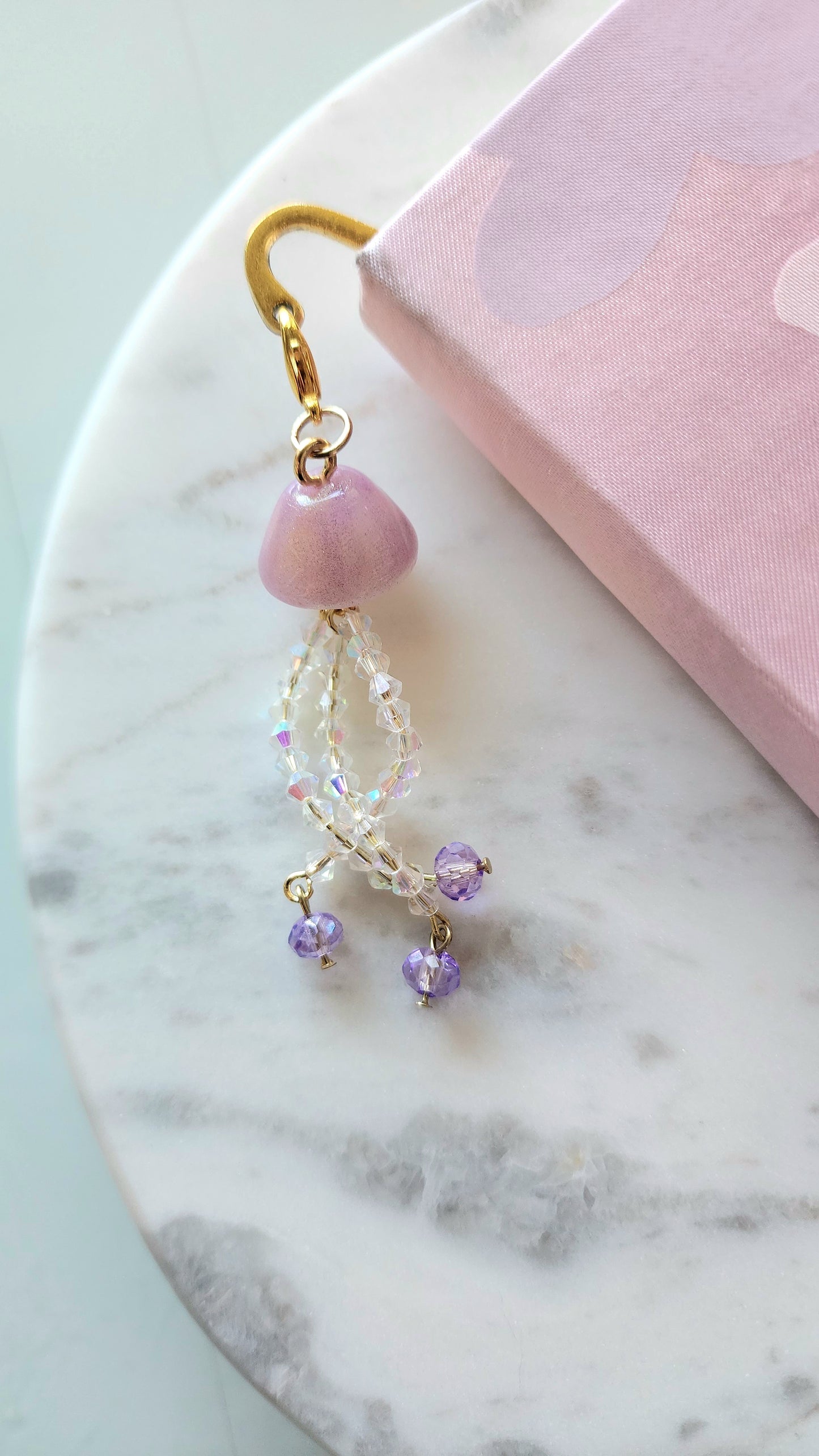 Gold Bookmark and Purple Jellyfish Buddy