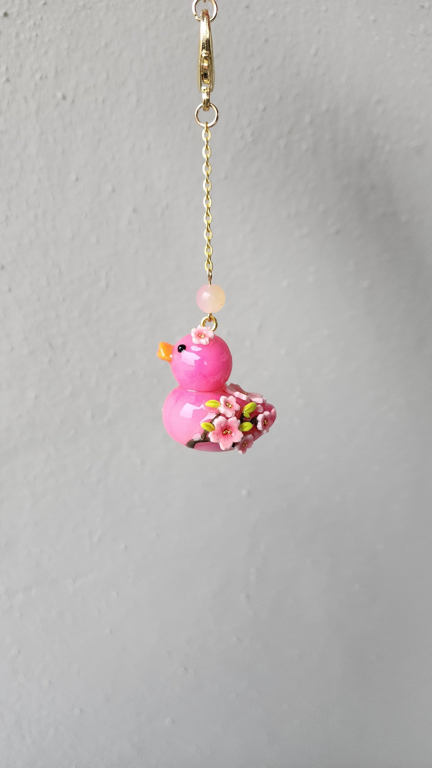 Rubber Duck Keychain Sakura Edition